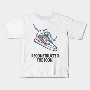 AJ 1 High OFW White Sneaker Kids T-Shirt